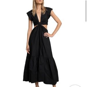 A.L.C Alexandria Cutout Dress Size 8 Black